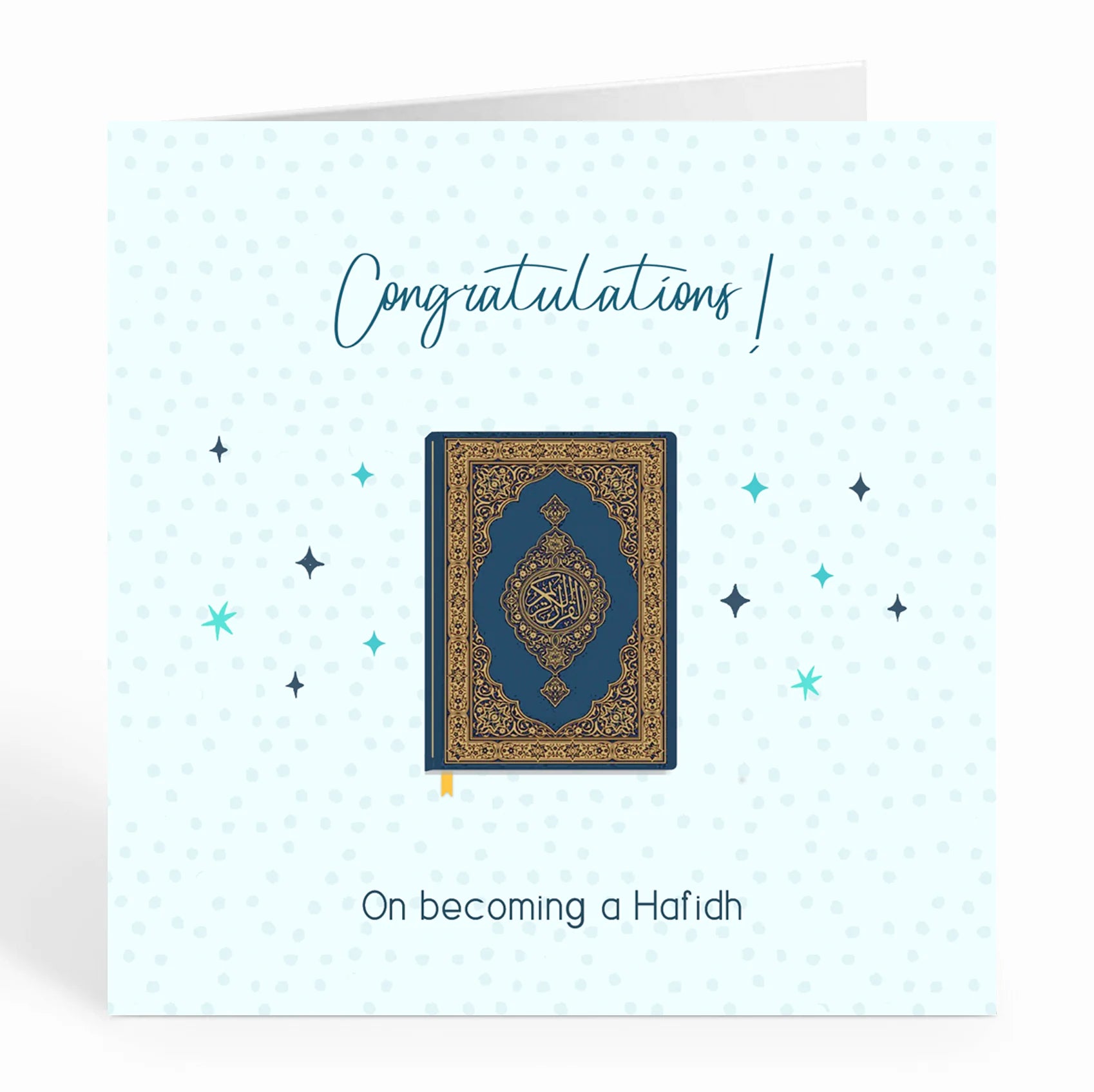 Congratulations! On Becoming A Hafidh - Blue Noble Kitab Card