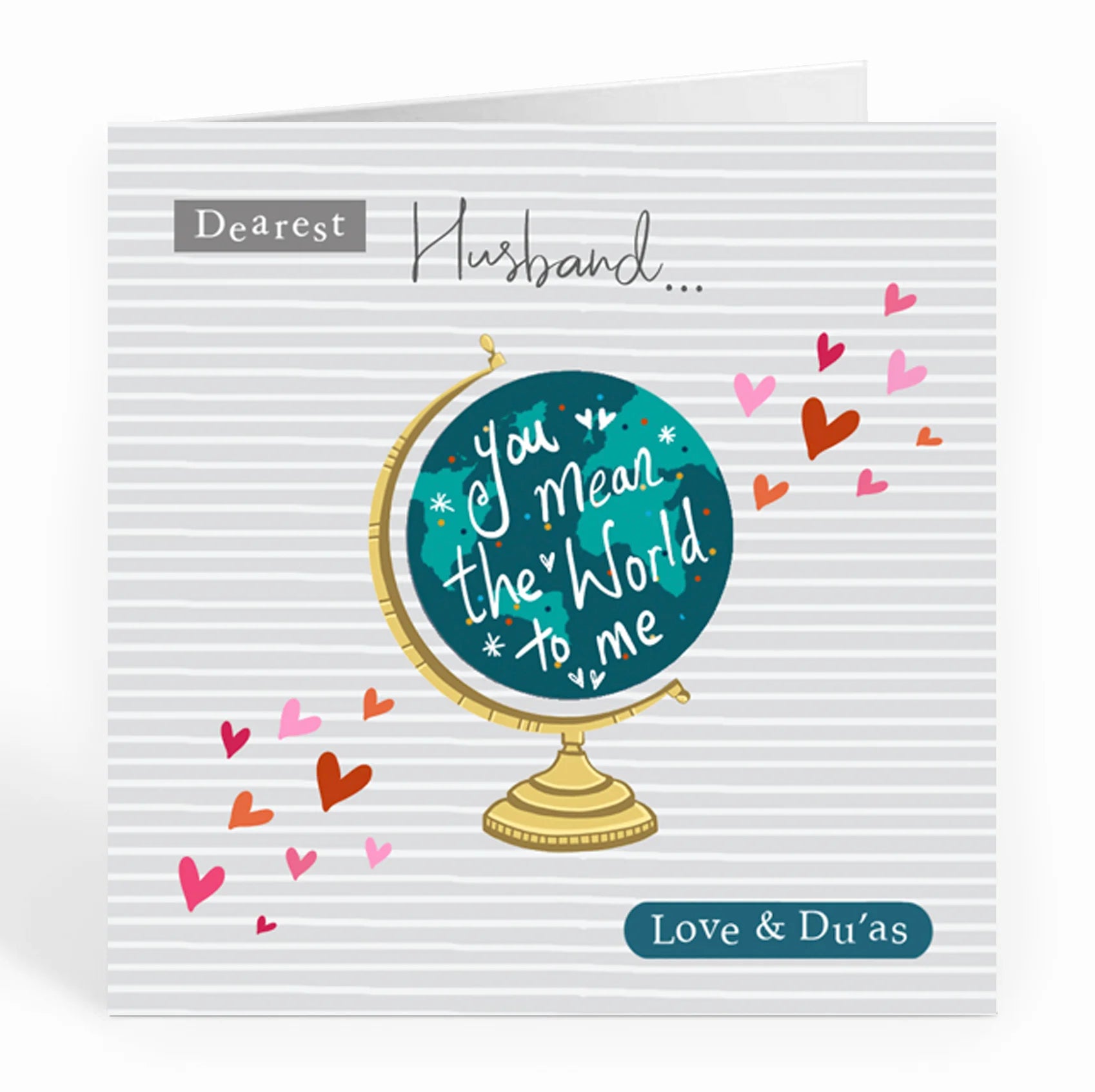 Dearest Husband...You Mean The World To Me Card