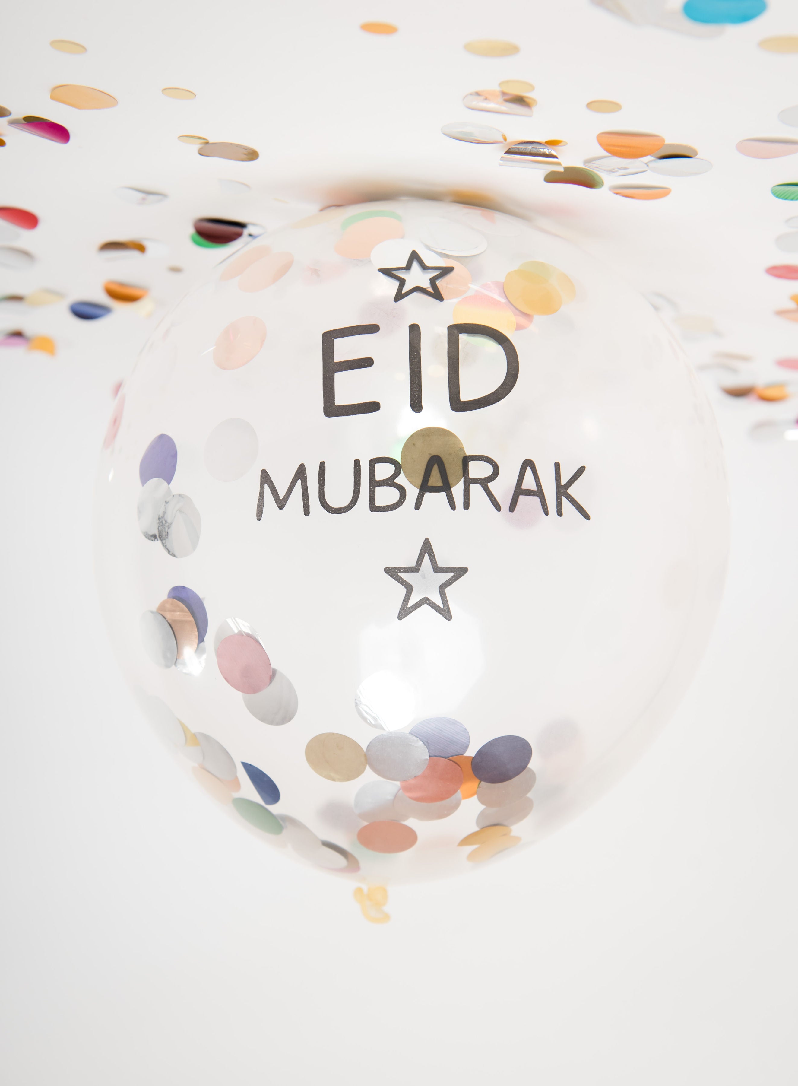 Confetti Eid Mubarak Balloons Pack of 12