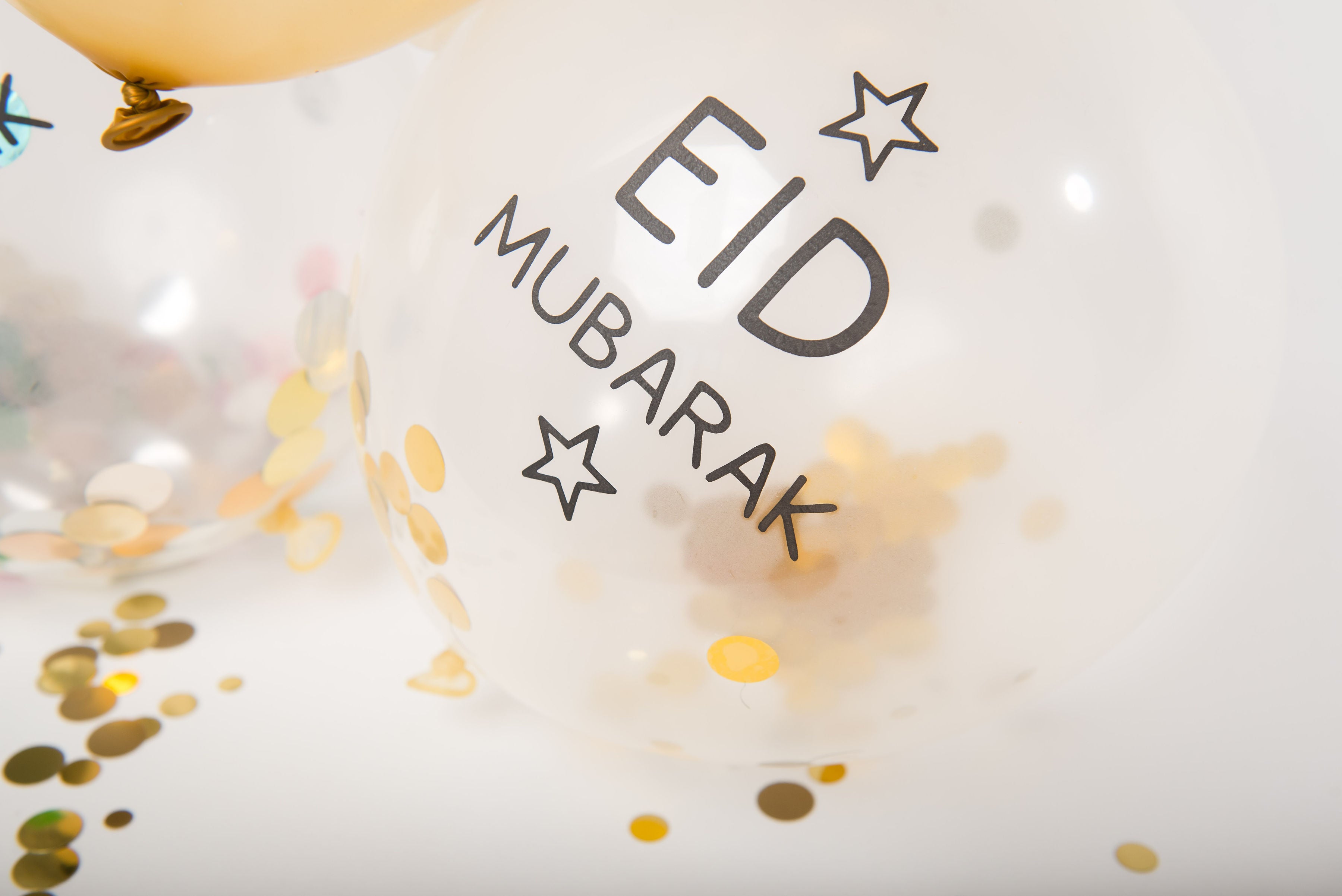 Eid Mubarak Confetti Balloons Pack of 12
