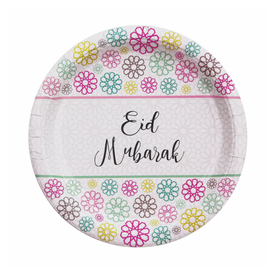 Eid Party Plates - Eid Mubarak