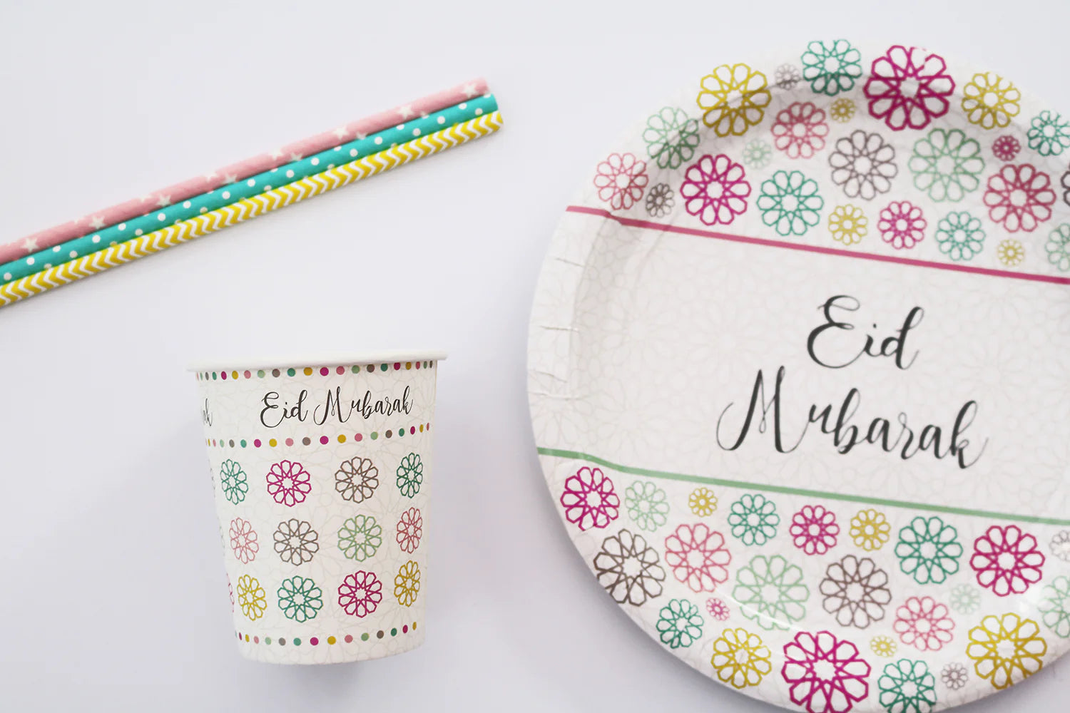 Eid Party Plates - Eid Mubarak