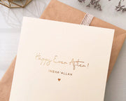 Luxury 'Happy Ever After Insha'Allah' Gold Foil Card