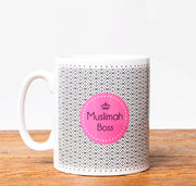 Islamic Printed Geometric Ceramic Mug - Muslimah Boss