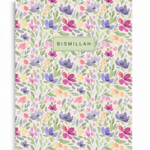 Bismillah Lilac Floral Notebook