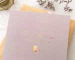 New home Gold Foiled Card