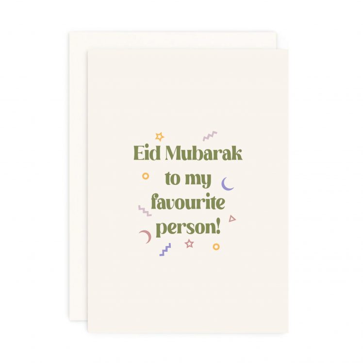 Favourite Person Eid Card
