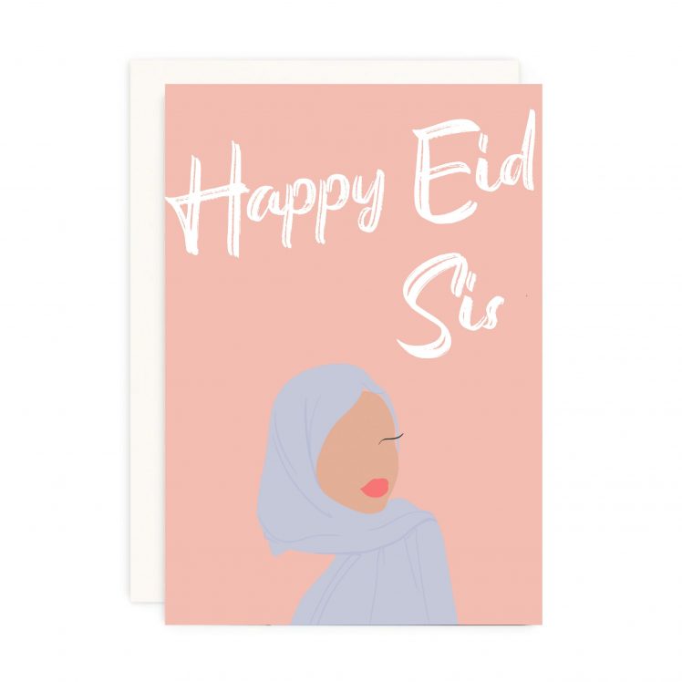 Happy Eid Sis Card
