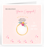 Mubarak You're Engaged! Card