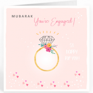 Mubarak You're Engaged! Card