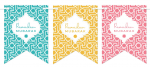 Ramadan Mubarak Bunting In Pastel